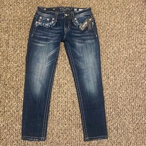 Women’s  Miss Me Cropped Skinny Jeans size 28
